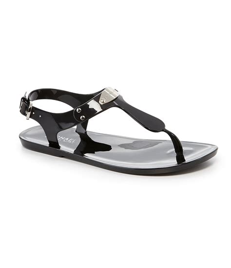 michael kors jelly sandals black.